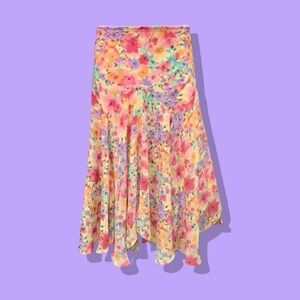 Floral Multicolor Women's Skirt